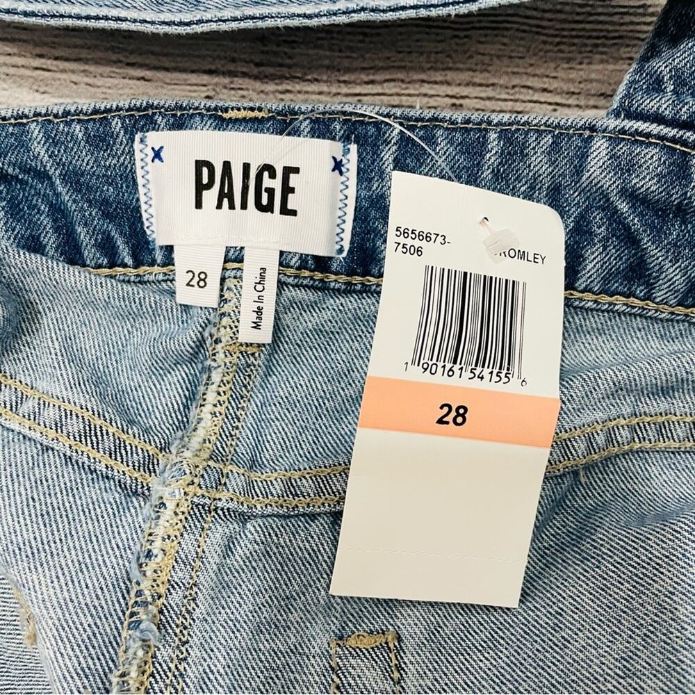 Paige - NWT Overall Denim Mini Dress - Picture 11 of 13